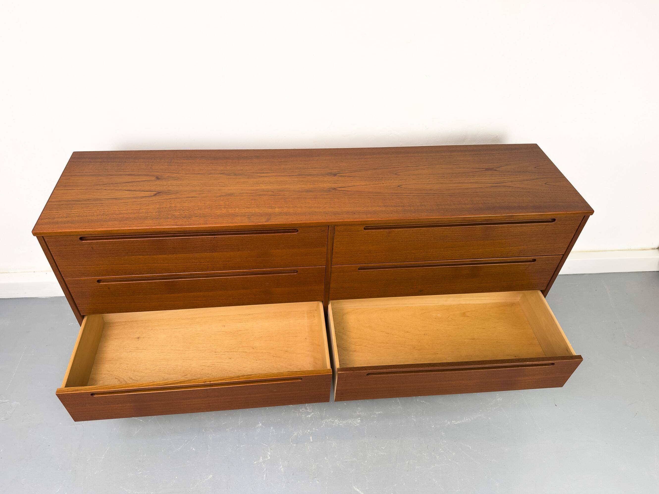 Large Teak Chest of Drawers from Tørring / HJN Møbelfabrik, 1960s