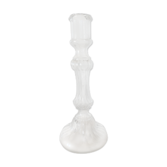 Glass candlestick