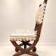 Set of 4 High Renaissance Chairs Carved Walnut 19th Century