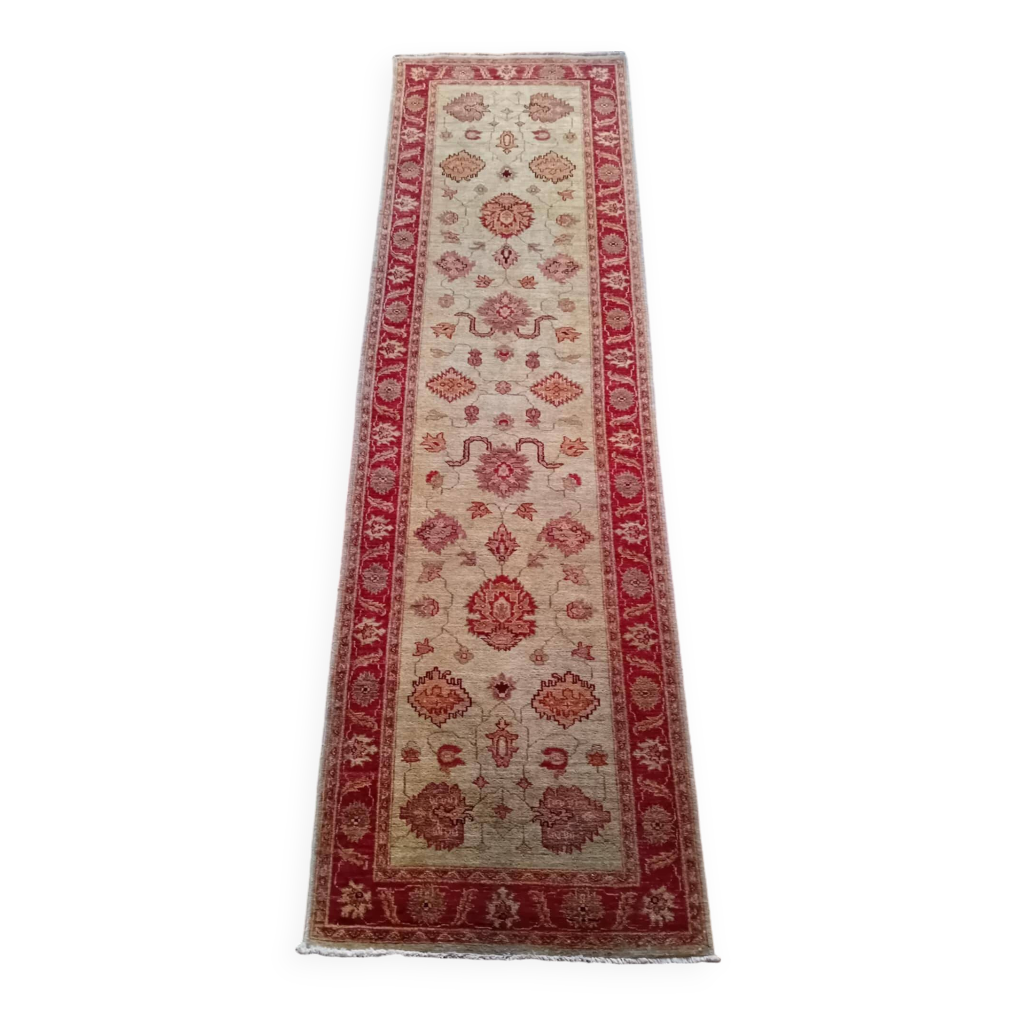 Pakistani Farahan Handmade Runner Rug 270x80cm