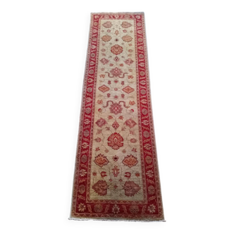 Tapis de couloir Pakistanais Farahan fait main 270x80cm