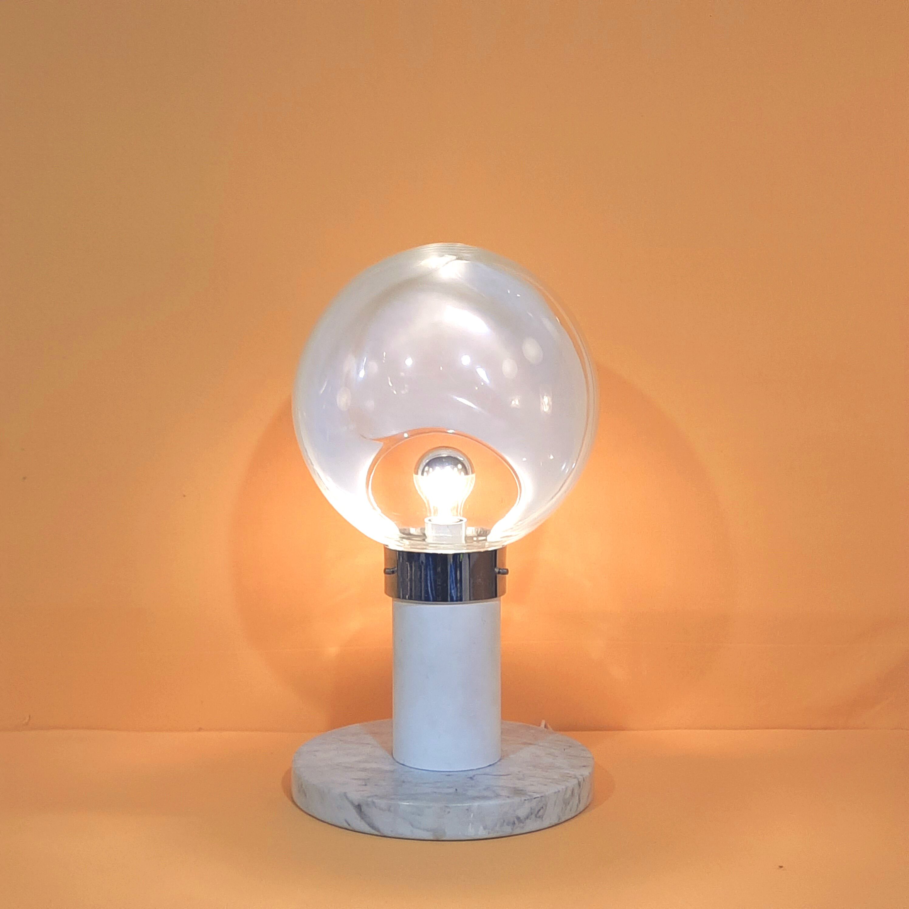 Table lamp Membrane by Toni Zuccheri for Venini circa 1960