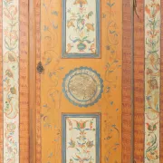 18th century farmer's cabinet with hand painting