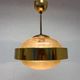 Mid century design Space Age UFO Brass Pendant by Kamenicky Senov, 1970s