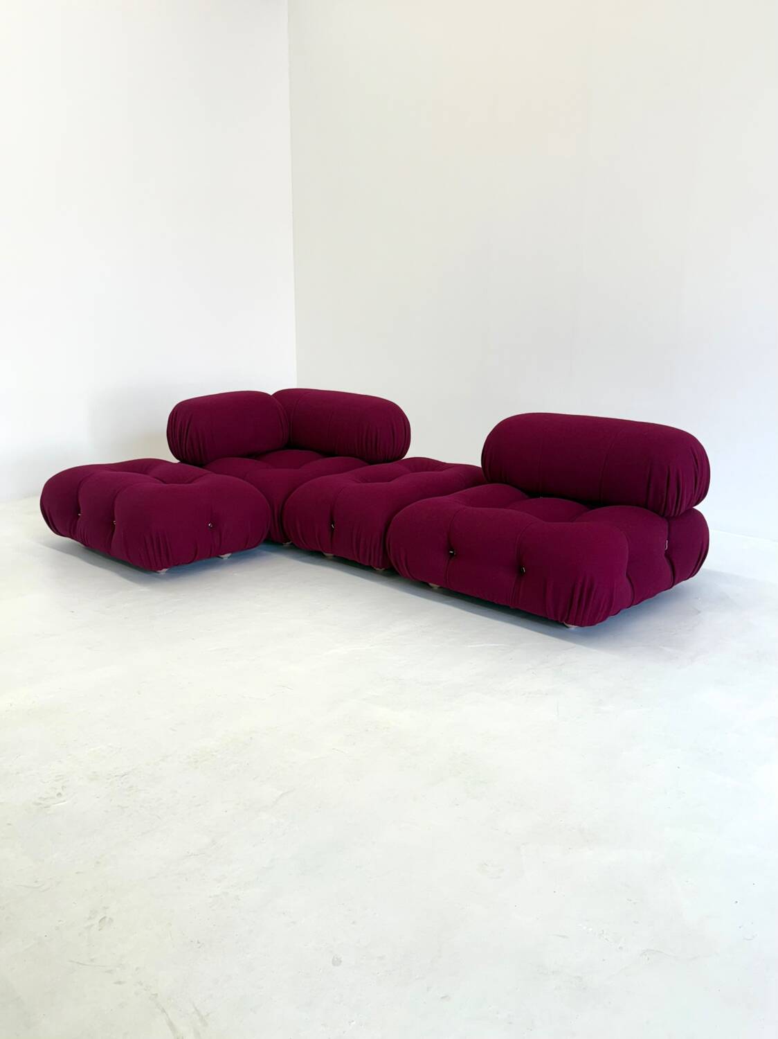 Canapé modulable Camaleonda Bordeaux par Mario Bellini pour B&B Italia