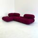 Canapé modulable Camaleonda Bordeaux par Mario Bellini pour B&B Italia