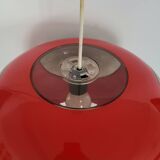 Vintage UFO red pendant lamp Luigi Colani