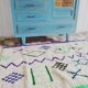 Alysée, Wardrobe/closet, with compass feet, oil blue