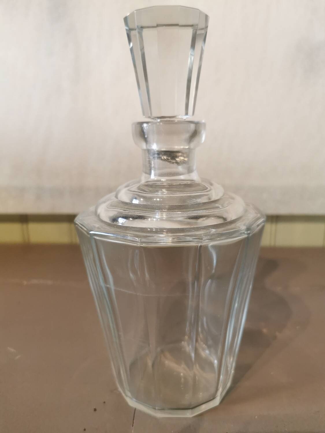 Art Deco glass carafe