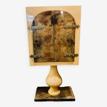 Parchment bar furniture, Italian design by Aldo Tura 1960s"