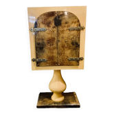 "Bar Cabinet in Parchment, Italian Design by Aldo Tura from the 1960s"