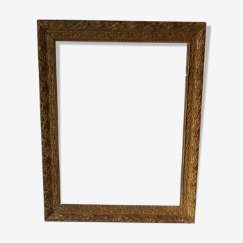 Carved gilded wooden frame