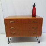 Vintage teak chest of drawers