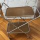 Vintage rolling dessert trolley