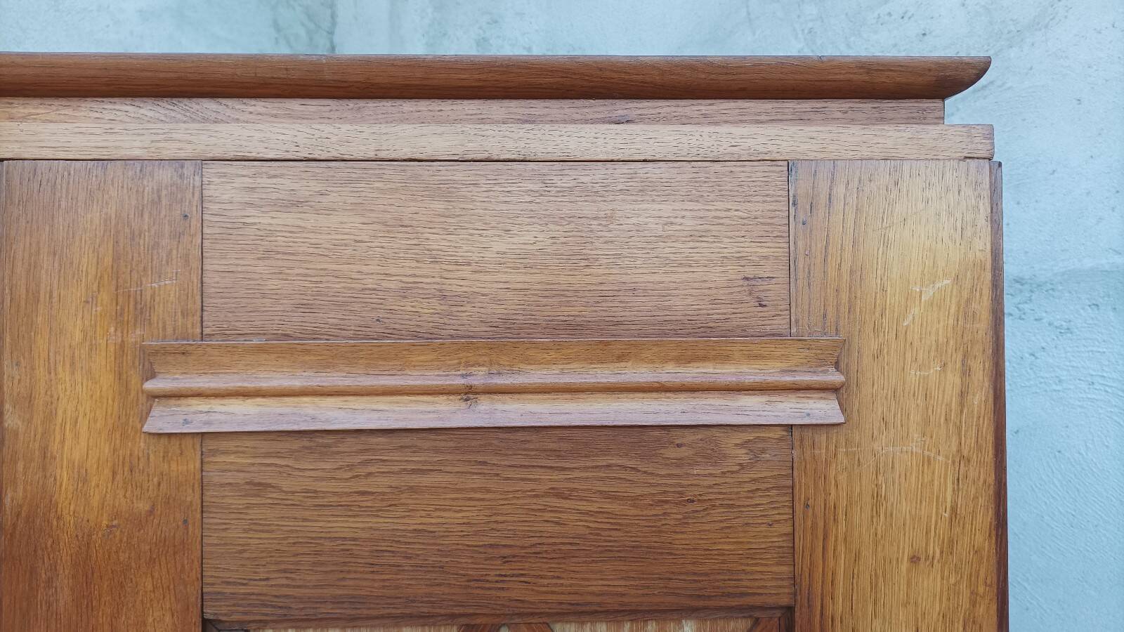 Vintage oak wardrobe