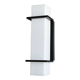 XXL vintage acrylic rectangular wall lamp