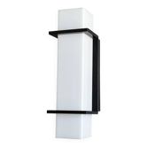 XXL vintage acrylic rectangular wall lamp