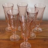 6 Rosaline champagne flutes