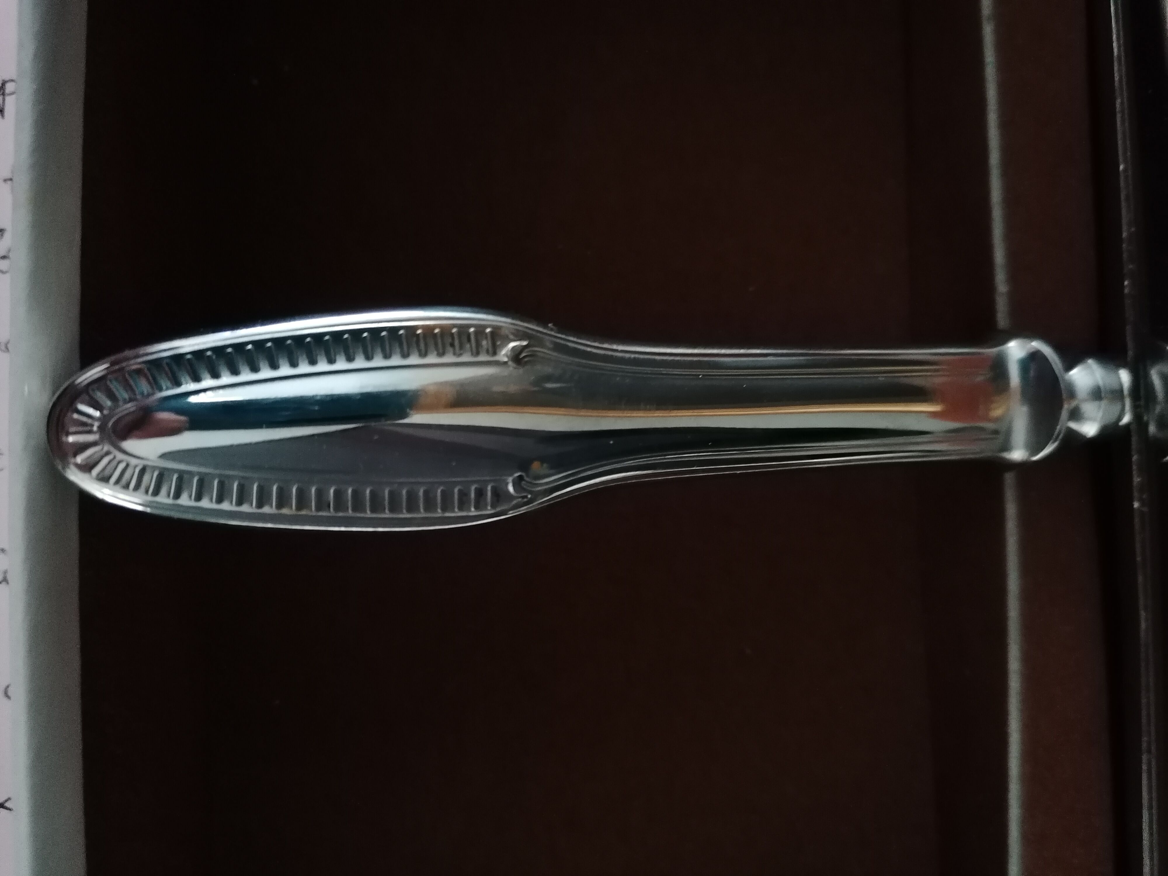 Jean Couzon crumb collector in silvery metal