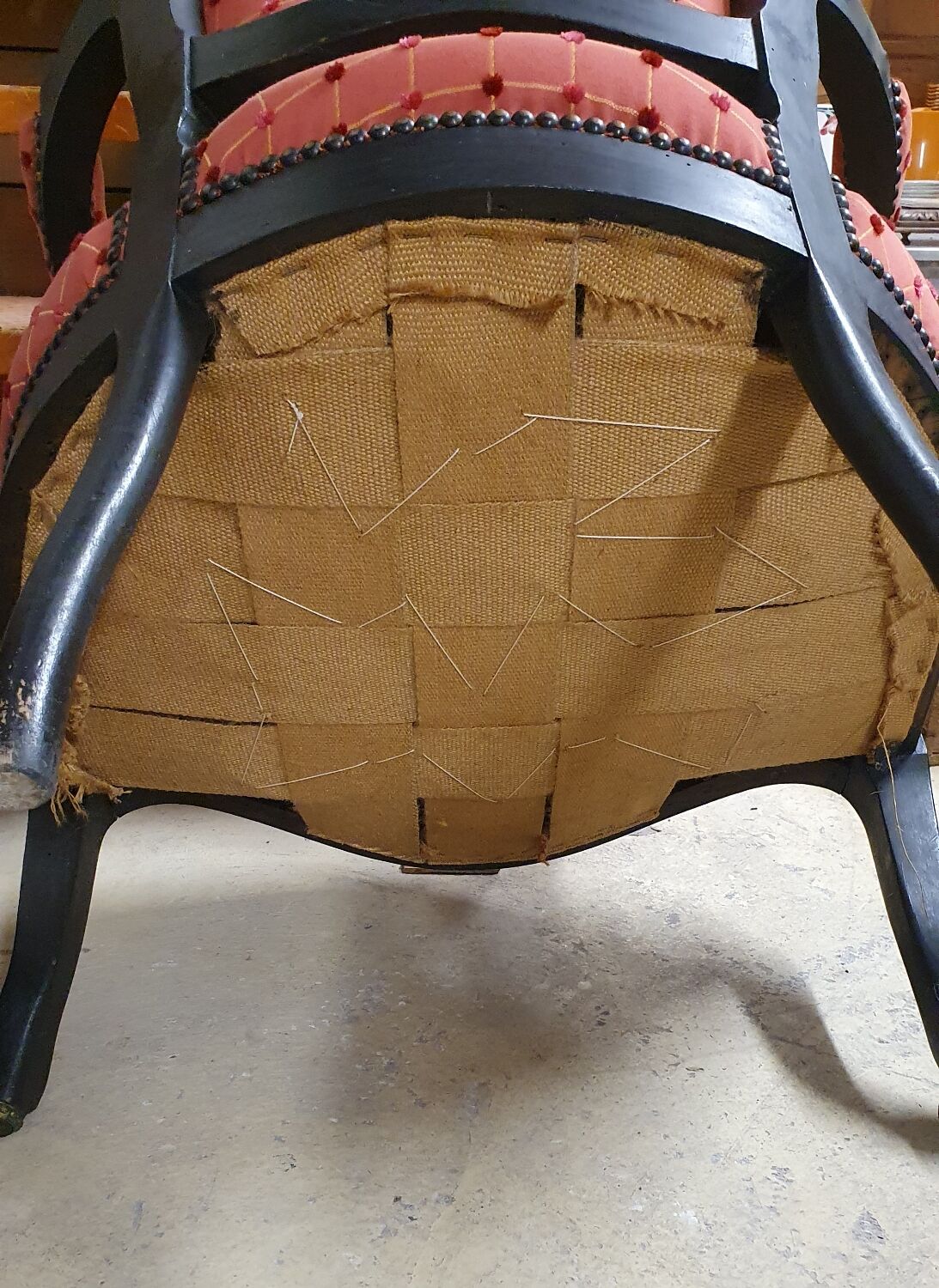 Louis Philippe convertible armchair