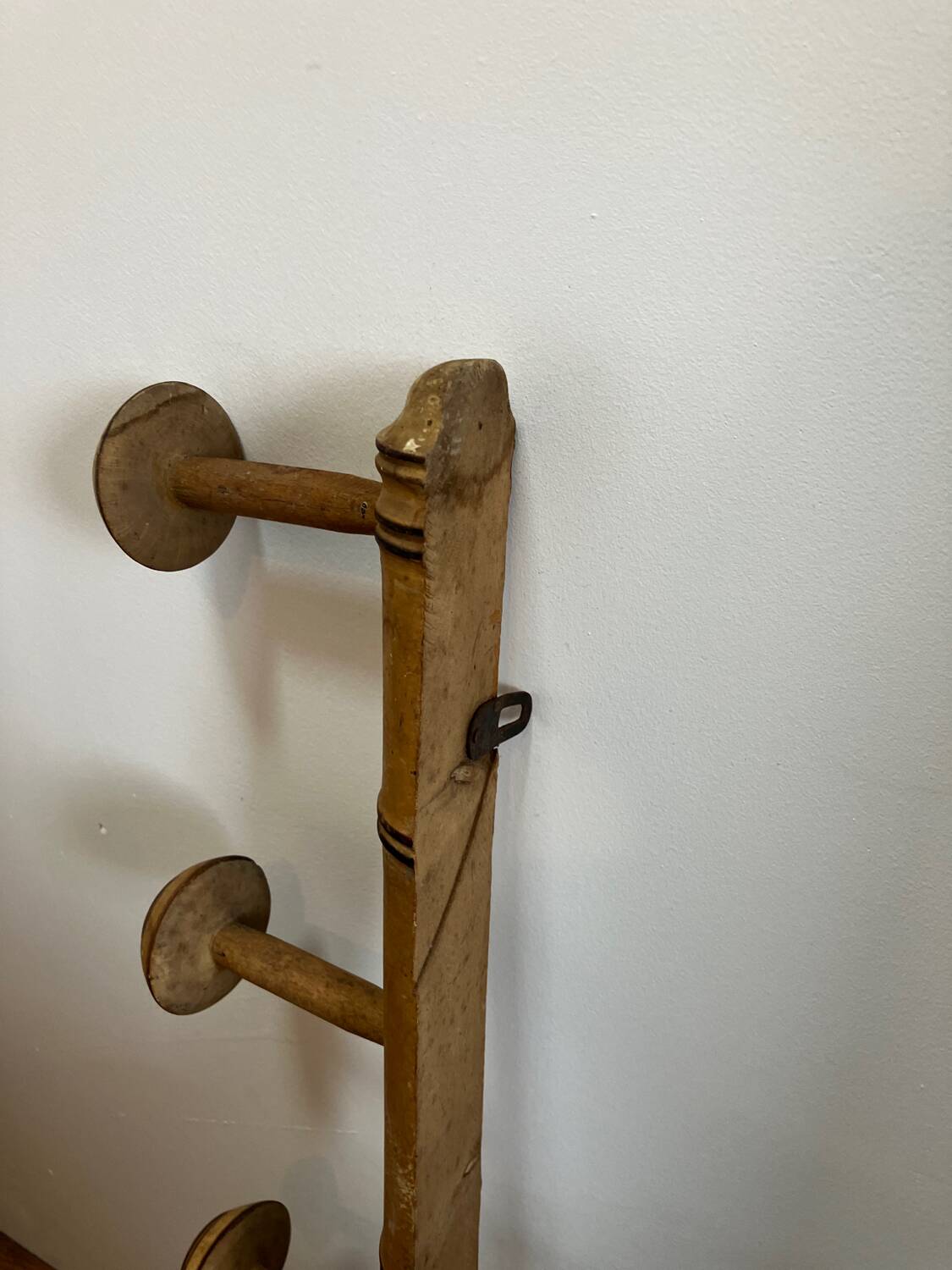Large wooden coat rack