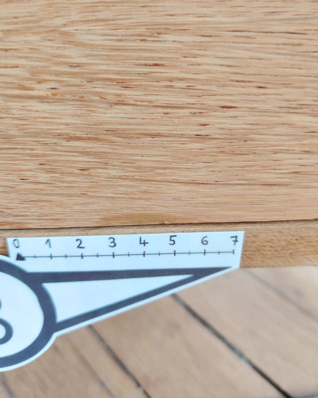Renovated vintage desk, Scandinavian style, 1950s-60s.