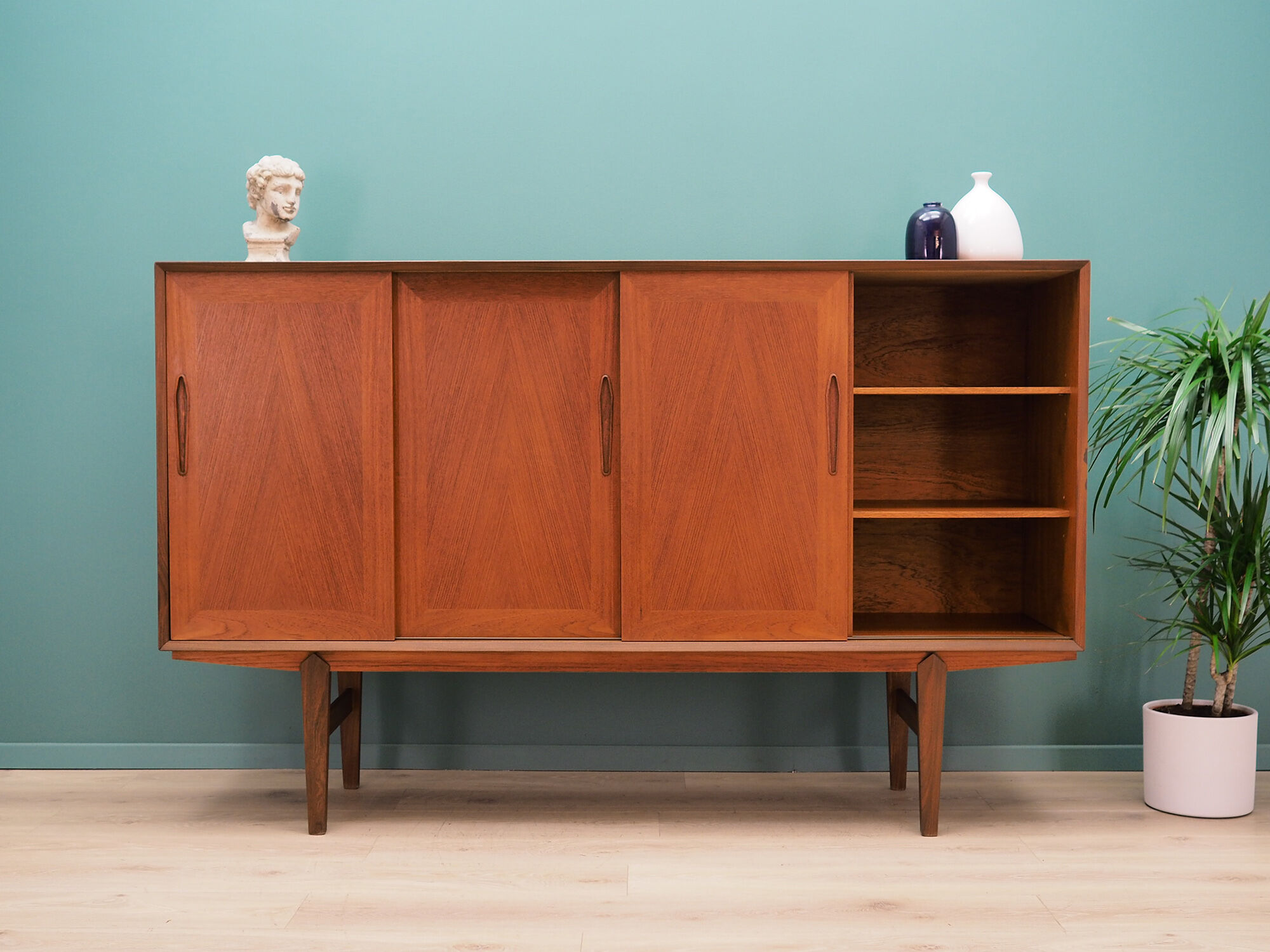 Highboard teak, Danish design, 70's