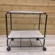 Perforated iron rolling table