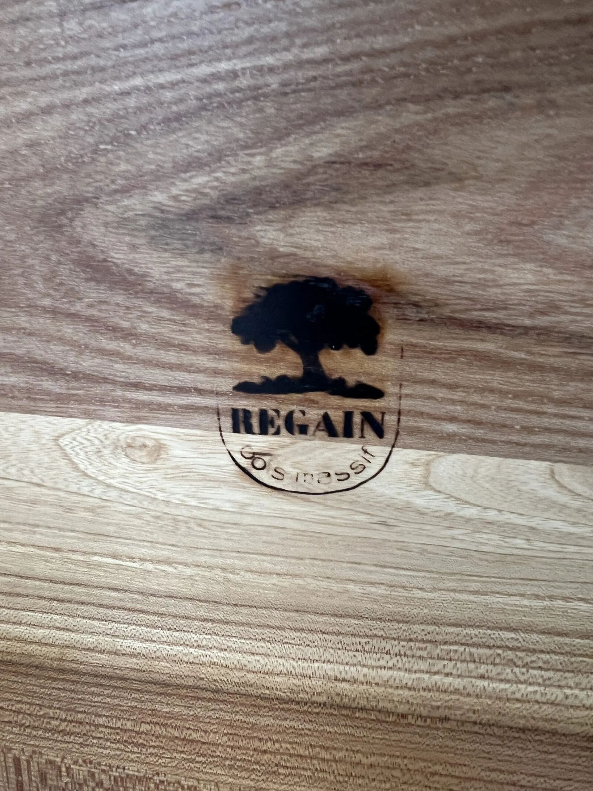 Table d'Appoint / Chevet "Regain" – Orme Massif