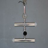Chrome chandelier vintage 1970 swivel design