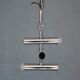 Chrome chandelier vintage 1970 swivel design