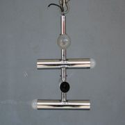Chrome chandelier vintage 1970 swivel design