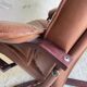 Scandinavian brown leather recliner lounge chair with ottoman, circa 1990