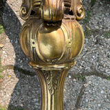 Old bronze floor lamp foot