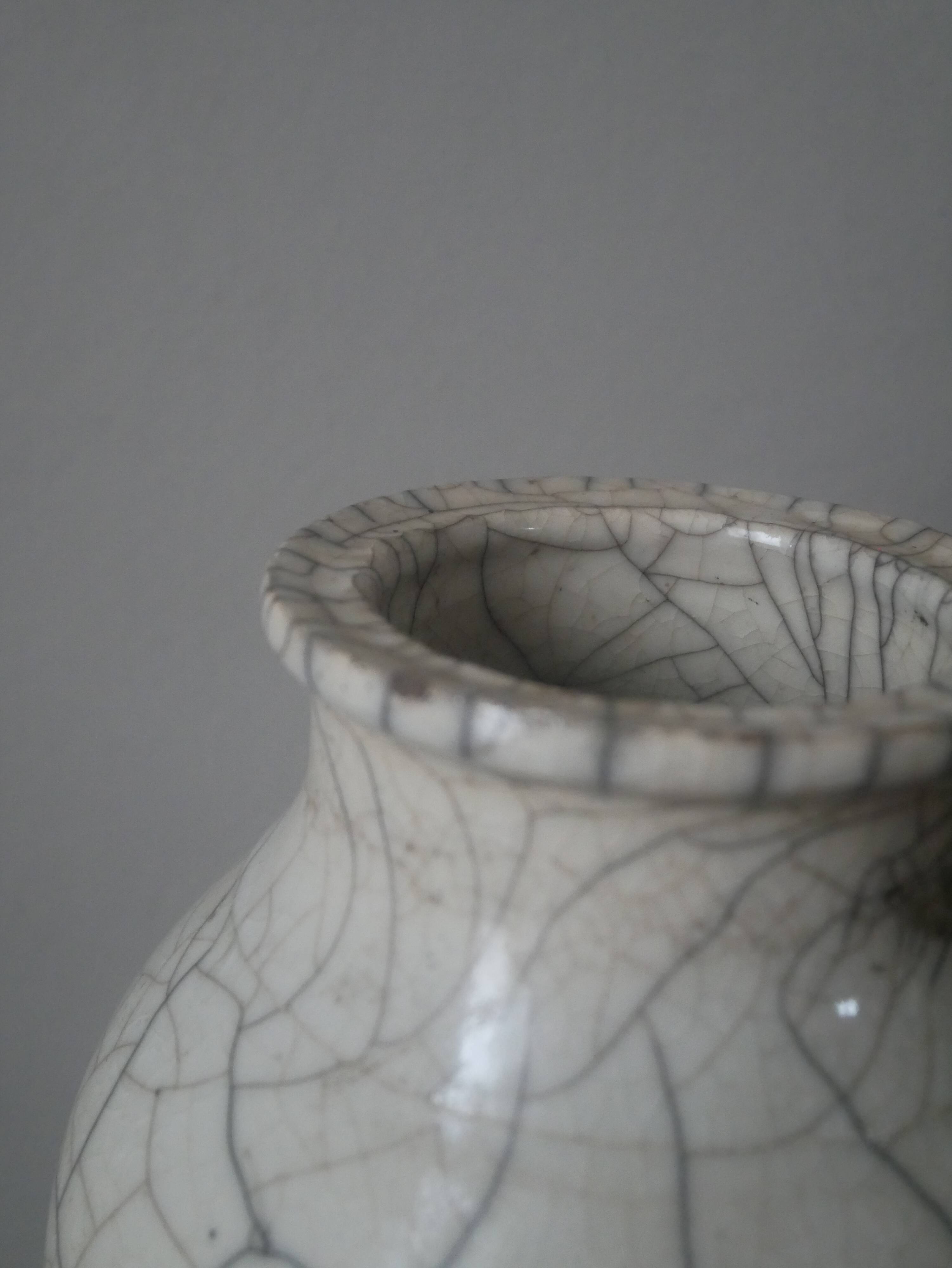 Vase en céramique japandi raku poterie artisanale vintage slow décoration