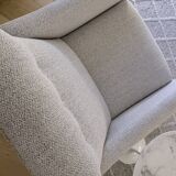 2 armchairs Joseph André Motte 1955 renovated