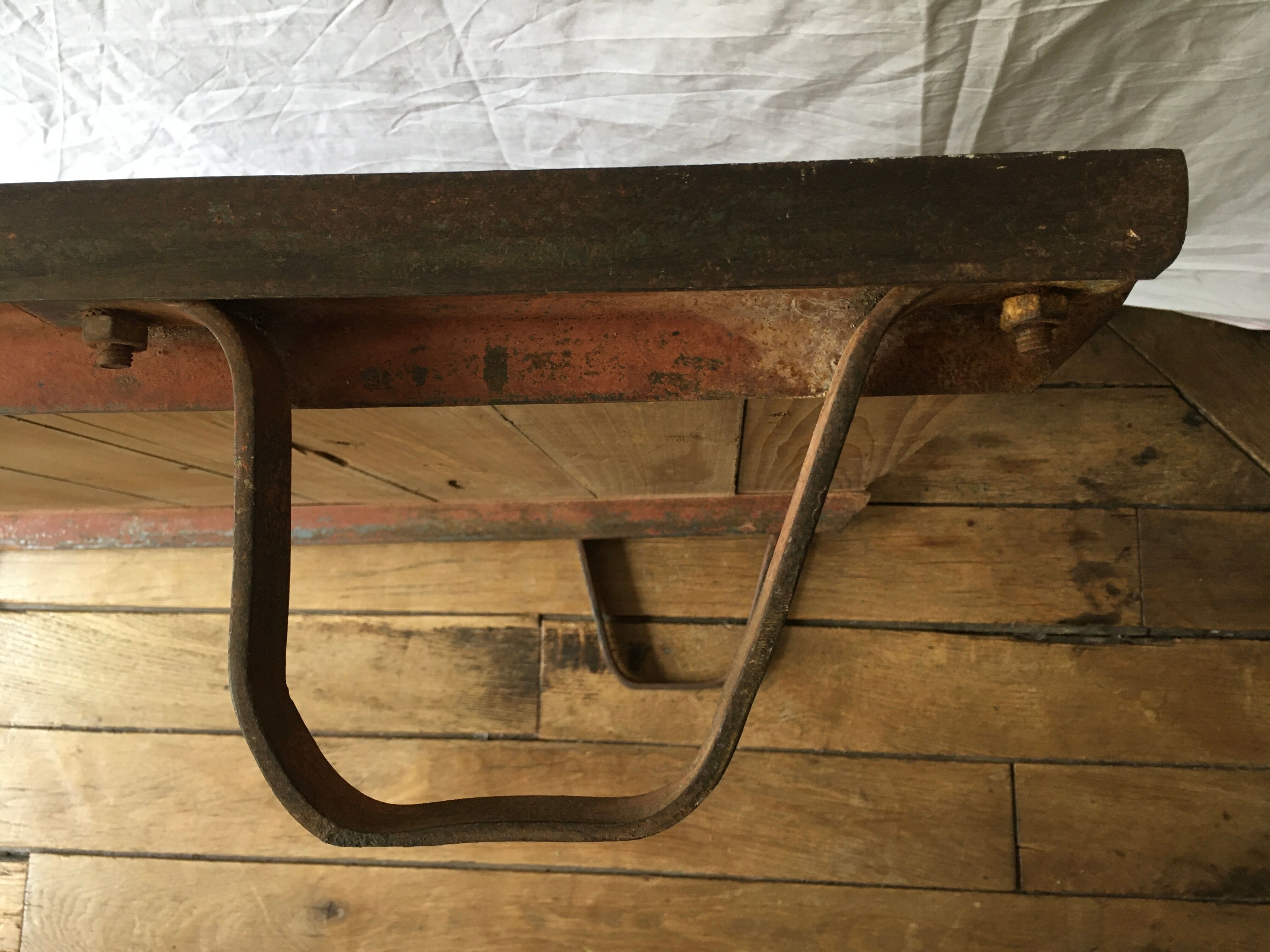 Industrial coffee table