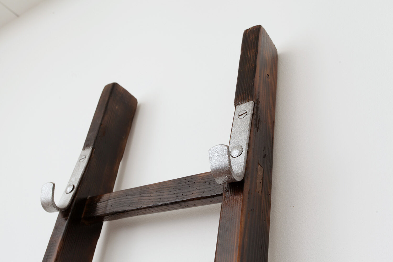 Vintage wooden barn ladder 218 cm