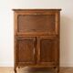 Louis XV drop-leaf secretary in solid oak