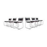 Claire Bataille Tubular Dining Chairs - Paul Ibens Model SE18 for 'T Spectrum 1970