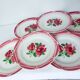 6 assiettes plates vintage de Digoin Sarreguemines modèle Cibon 210365
