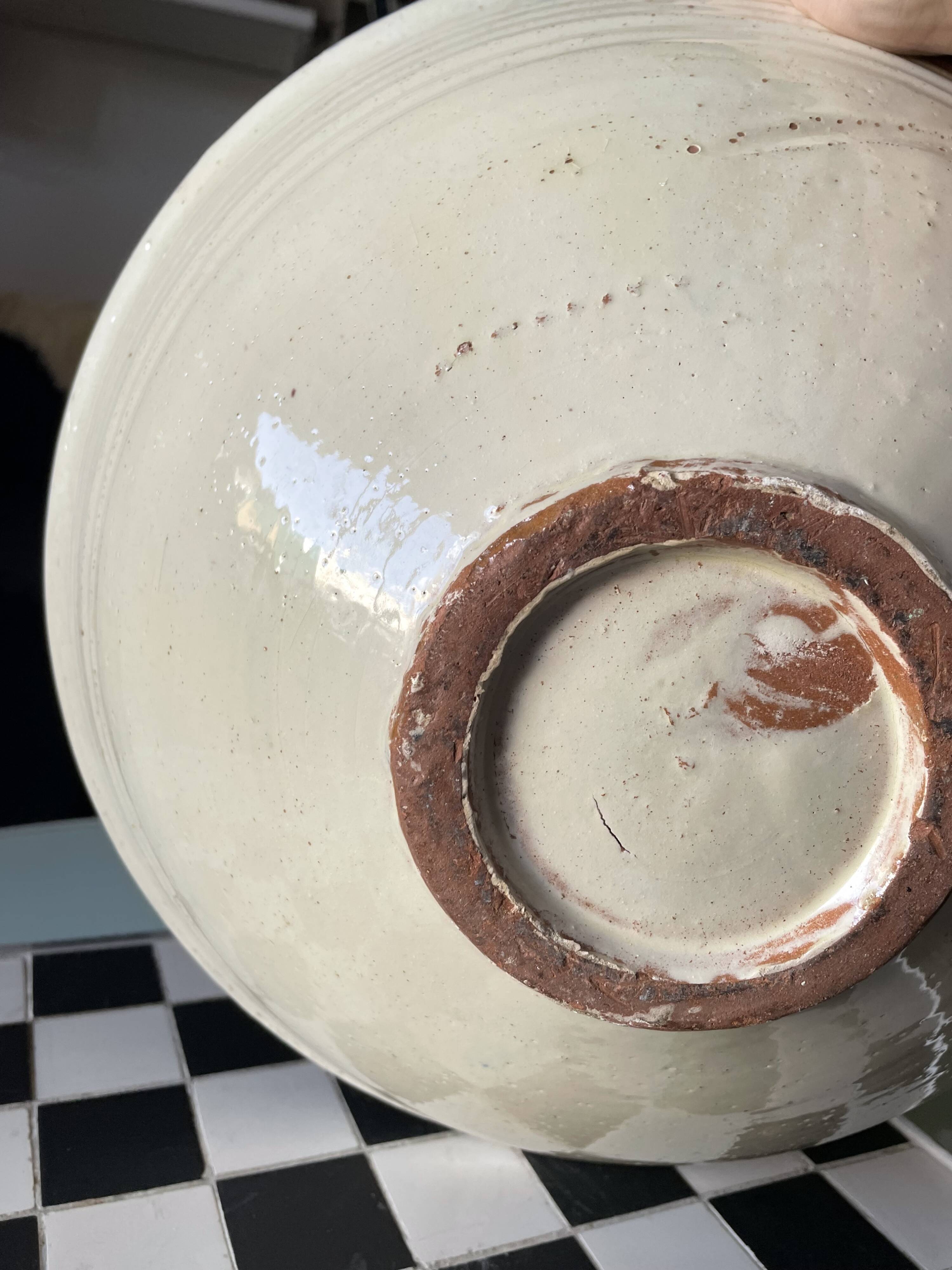 Grande jatte lebrillo ancien de Nijar Almeria