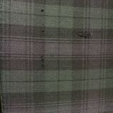 Tartan check suitcase