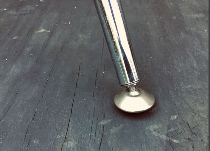 Coffee table steel and glass