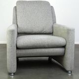 Design Leolux armchair model Fidamigo in thick gray fabric