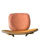 Pair of Scandinavian wood and leather chairs, Circa 1960