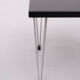 Two Scandinavian hairpin legs side tables 1970s