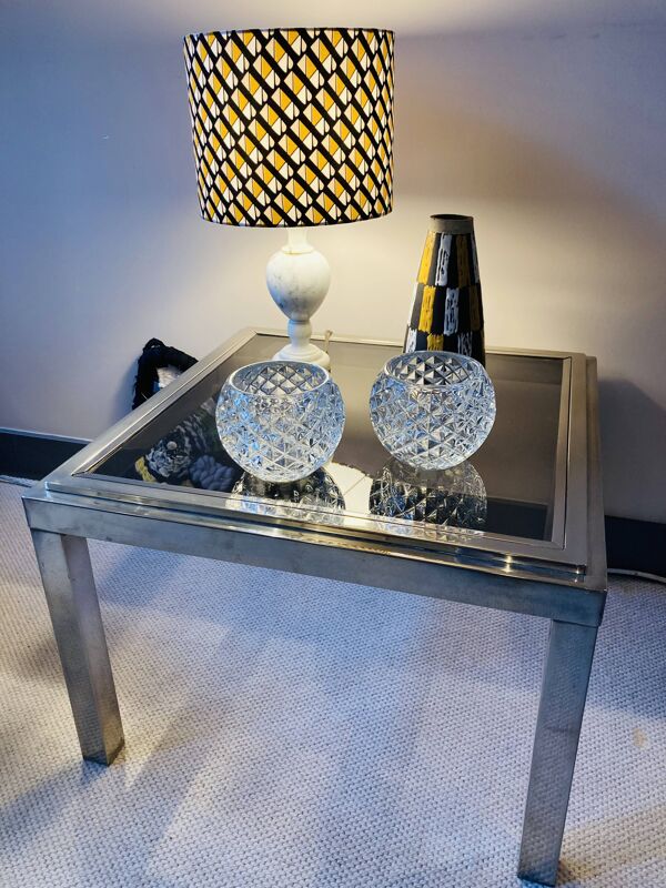 Table d'appoint Belgo Chrom années 1970