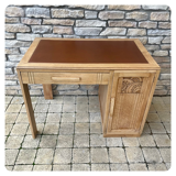 Vintage solid oak desk
