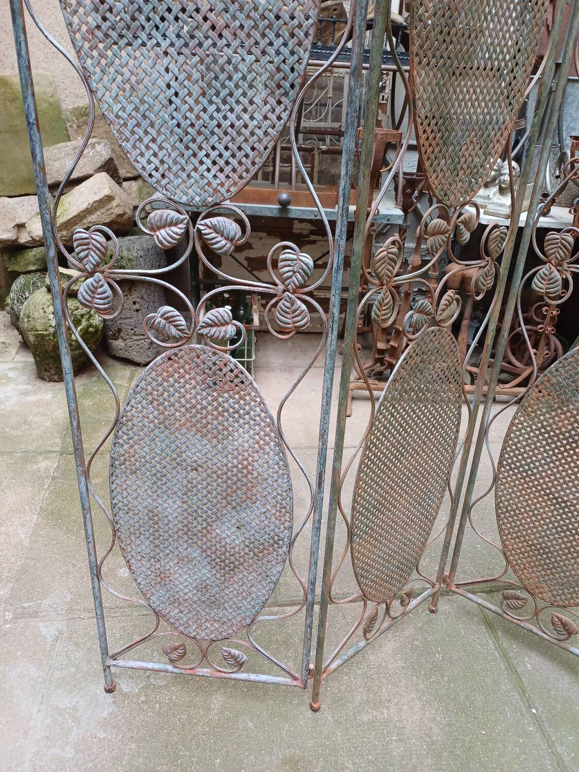 Bird screen, wrought iron, 1960s-70s